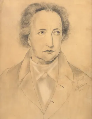 Candido Portinari - Retrato de Goethe