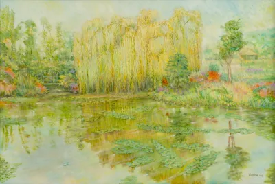 Cirton Genaro - Um Pequeno Barquinho no Lago de Monet em Giverny