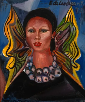 Di Cavalcanti - Figura Feminina Com Colar