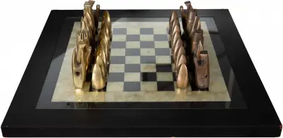 Elvio Becheroni - Jogo de Xadrez com 32 Peças