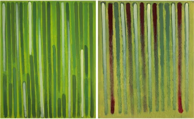 Fabiana Preti - Verde Vermelho - Díptico