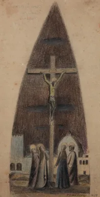 Fulvio Pennacchi - Crucifixion