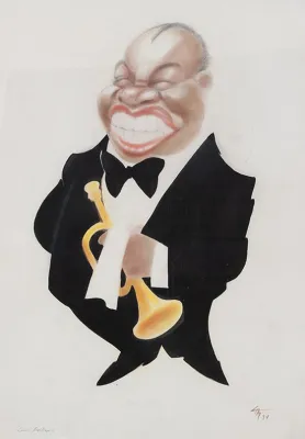 Lan (Lanfranco Vaselli) - Louis Armstrong