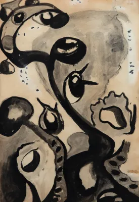 Niobe Xandó - Estudo para Flor Fantástica XXX