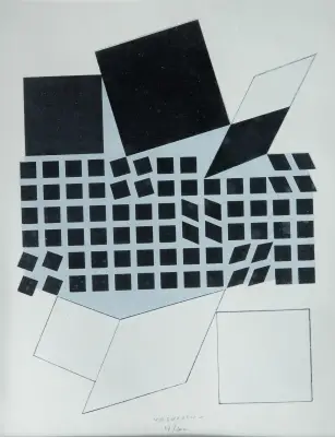 Victor Vasarely - Sem Título